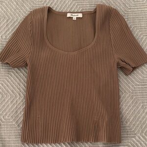 Madewell Ottoman Ribbed Top